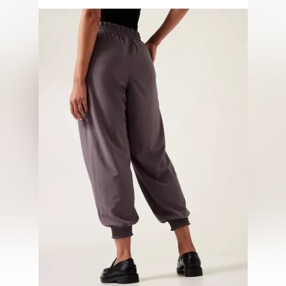 New-Athleta-22-violet-Pull on,lightweight, elastic waist & cuffs,Savannah jogger - Picture 2 of 16